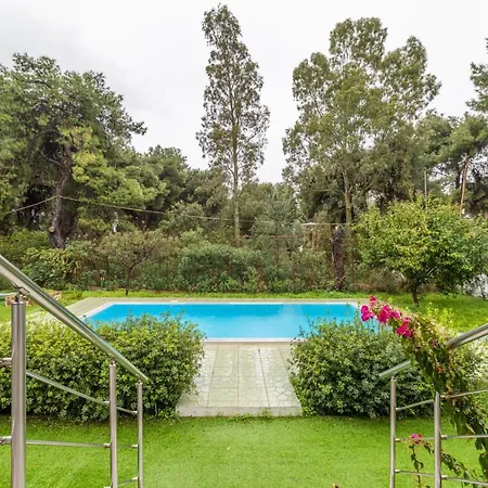 Marvelous, Secluded Villa W/ 3 Bedroom , Pool & Garden, Kavos Isthmia Exterior photo